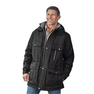 Boulder Creek by King Size Mens Big & Tall Jacket 4X Fleece Lined Parka Coat New